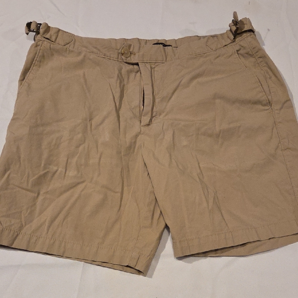 Banana Republic Men's Khaki Flat Front Shorts